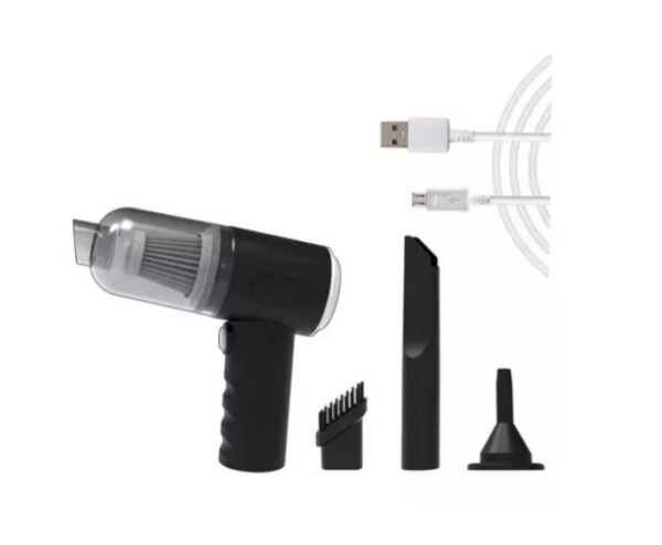 Mini Aspiradora Inalámbrica Recargable USB – Compacta, Potente y Lista para Usar en Cualquier Espacio - Imagen 4