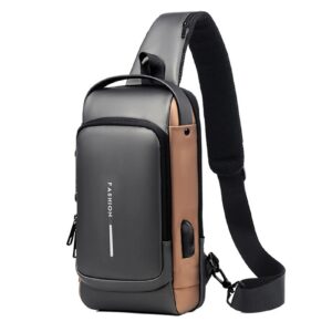 Bolso Mochila Antirrobo con Puerto USB – Impermeable, Seguro y Compacto para Uso Diario