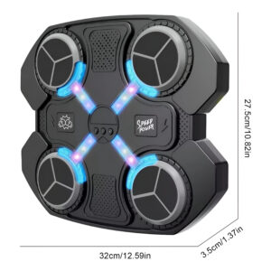 Máquina de Boxeo para Niños – Juego Interactivo con Luces, Música y Doble Fijación Segura